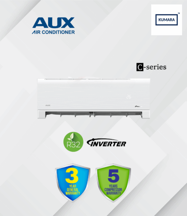 Aircon R32 Inverter Aux C-Series Wall Mounted 1.0HP - Image 3
